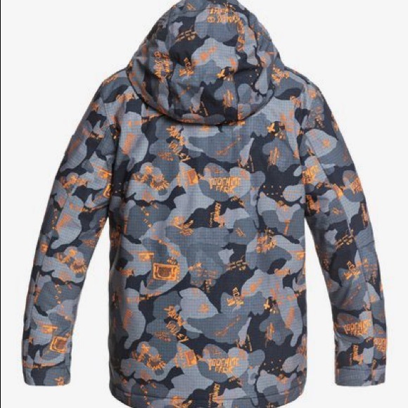 🔥Quicksilver Mission Printed Insulated Snow Jacket NWT - Picture 3 of 5